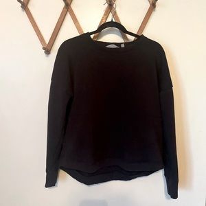 ATHLETA |  Women’s Super Soft Black Crewneck Sweatshirt | Size XS